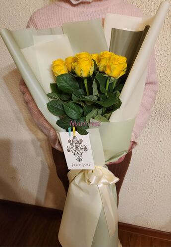 Հոլանդական դեղին վարդերի Առաքում Հայաստանում, օնլայն պատվեր Հայաստանու